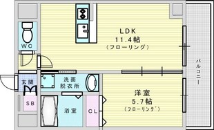 ORSUS新大阪の物件間取画像